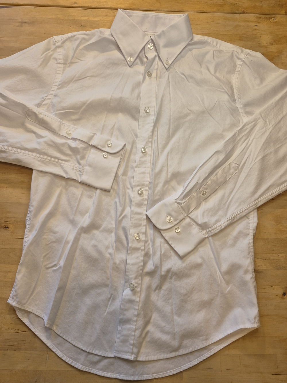 Nordstrom White Button-Down Dress Shirt - Men's